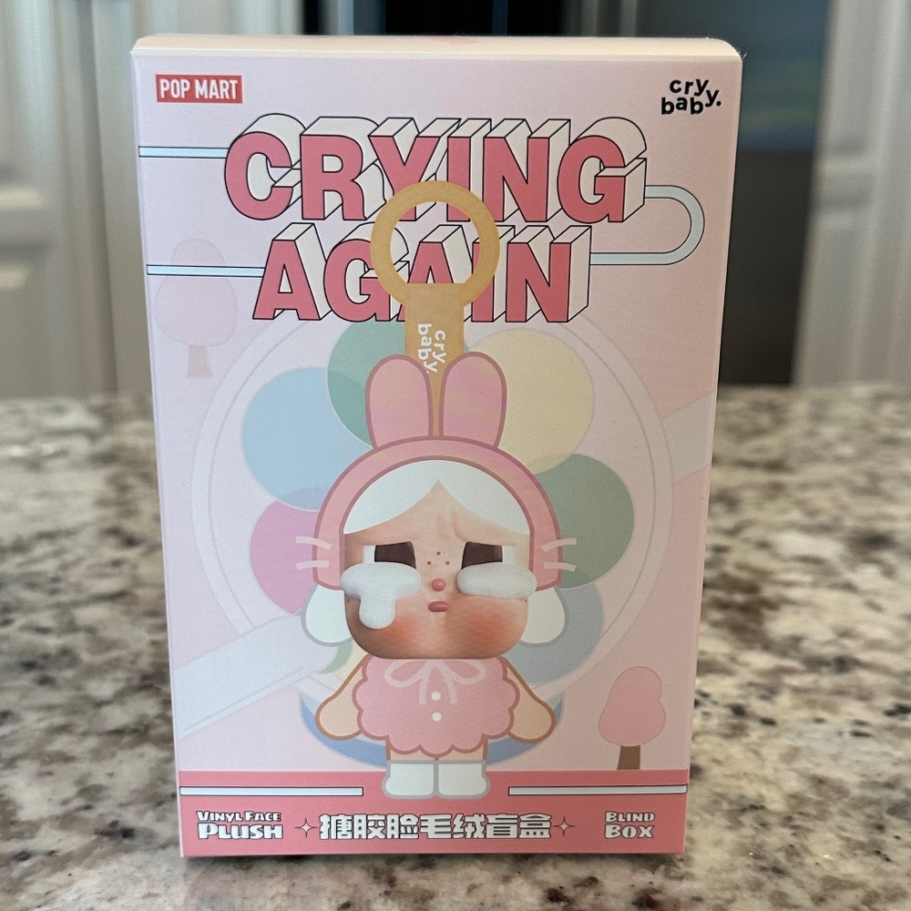 POP MART CRYBABY Crying Again Series-Vinyl Face Plush Blind Box NEVER OPENED